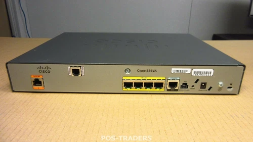 Cisco 886VA  CISCO886VA-SEC-K9 V02 Integrated Services Router 4-Ports - EXCL PSU