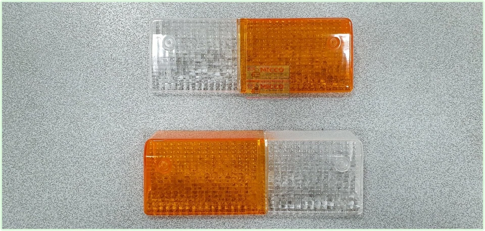 RODOVETRO ANTERIORE DX E SX GEMMA FIAT LANDINI TRATTORE LUCE POSIZIONE FRECCIA