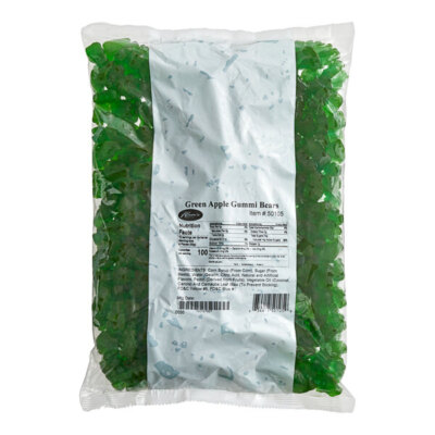 Albanese Green Apple Gummi Bears 5 lb.