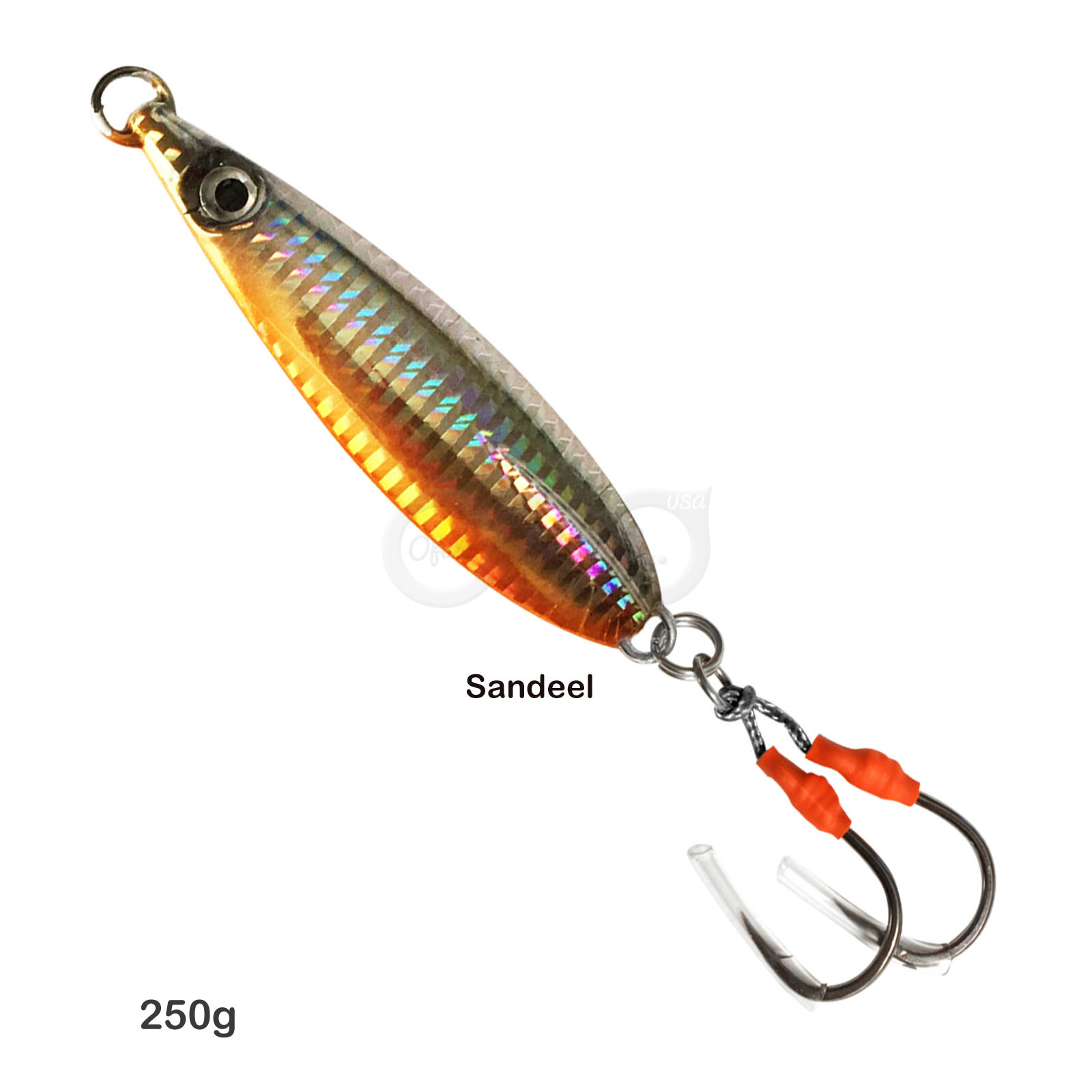 10pcs 9oz Fishing Flat Fish Jig 250g Speed Vertical butterfly Lures Random Color - Image 9