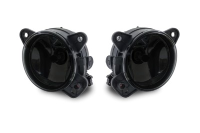 2X Fog Lights Black Smoke HB4 Bulbs L + R For Skoda Roomster From 2006-