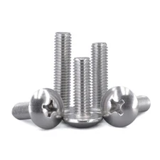 M2 M3 M4 A2 / 304 Stainless Steel Phillips Cross Truss Head Screw Bolts