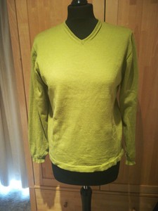 ladies lime green jumper