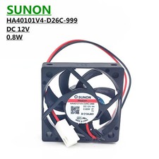 SUNON HA40101V4-D26C-999 4010 4CM 12V 0.8W 2-pin magnetic suspension silent fan