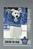 2020-21 Upper Deck National Hockey Card Day Canada Mascots #M9 Carlton the Bear