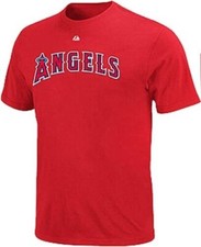 Majestätische Jungen Albert Pujols #5 Anaheim Angels Performance T-Shirt, Rot XL