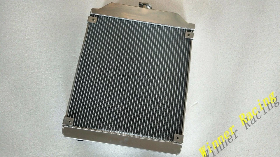 🥇Fit Jaguar Mark VII / VIII / IX; Radiador de alumínio Mark 7/8/9 MT 1950 - 1961 - Imagem 3 de 4