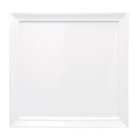 Fortessa Fortaluxe Superwhite Vitrified China Dinnerware, Tavola 8-inch Square F Fortessa Fortaluxe Superwhite Vitrified China Dinnerware, Tavola 8-inch Square F