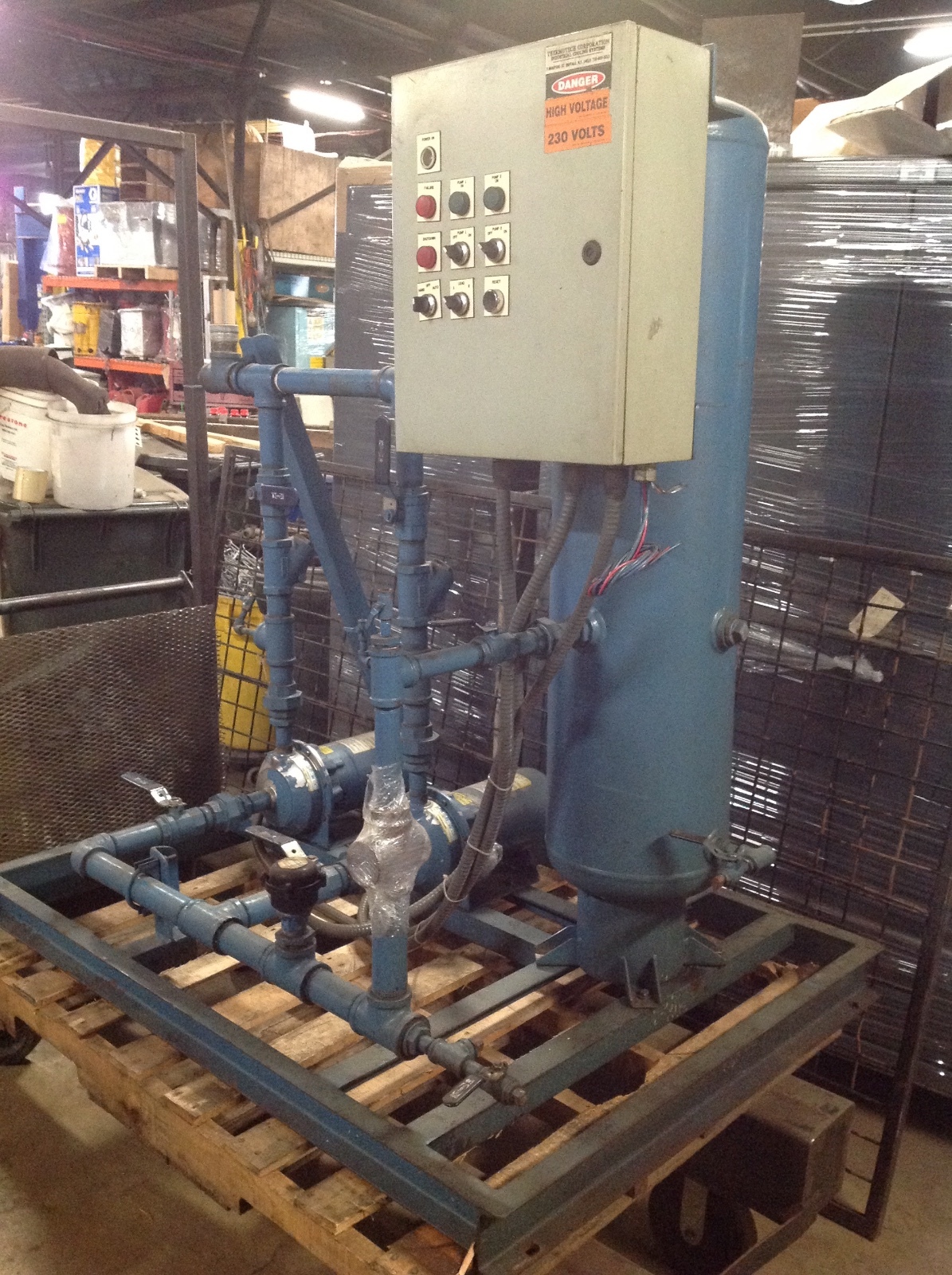 Thermotech Skid Mounted Water Pump for Cooling 100 HP Compressor eBay