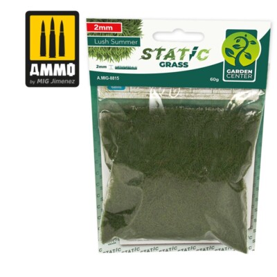 (91,50 /kg) Streugras Grasfasern Ammo MIG 8815  2mm Sommergras 60g