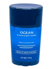 BATH  BODY WORKS MEN'S COLLECTION OCEAN ANTIPERSPIRANT DEODORANT 2.7 OZ NEW