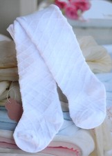 Weiße Strumpfhose Baby 56 62 68 74 80 86 92 ...