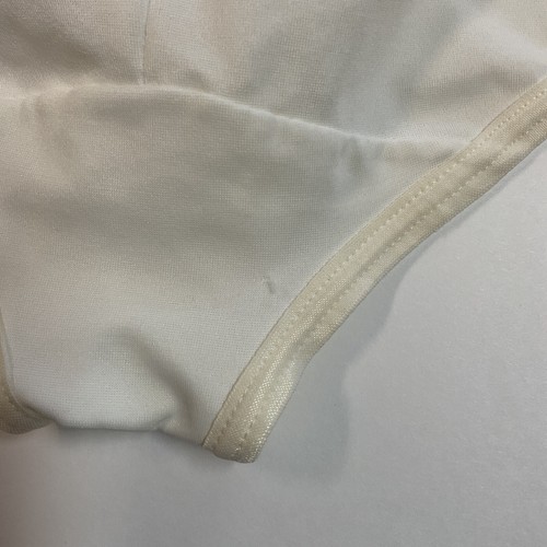 Body vintage Flexees 38B bianco modellante senza cuciture elasticizzato ferretto liscio - Foto 11 di 12