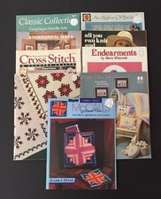 Lot of 9 Craft Booklets/Leaflets - Painting -Needlepoint-Quilting-Crochet & More