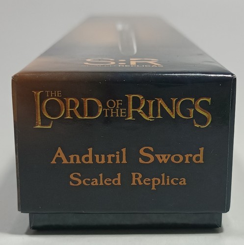 FACTORY ENTERTAINMENT LOTR ANDURIL SWORD SCALED PROP REPLICA SEALED LORD RINGS - Picture 14 of 18
