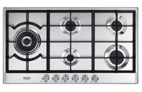 DE Longhi NSL590DX Gas-Kochfeld Aus Edelstahl 90 Cm Mit 5 Brennern