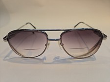 Zimco Optics Aviator Gunmetal Eyeglasses 54-20-140 Flex Hinges, Vintage