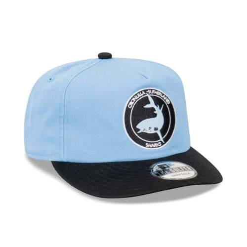 Cronulla Sharks Official GOLFER Retro Flat Cap Snapback Heritage Classic NRL ... - Picture 3 of 4