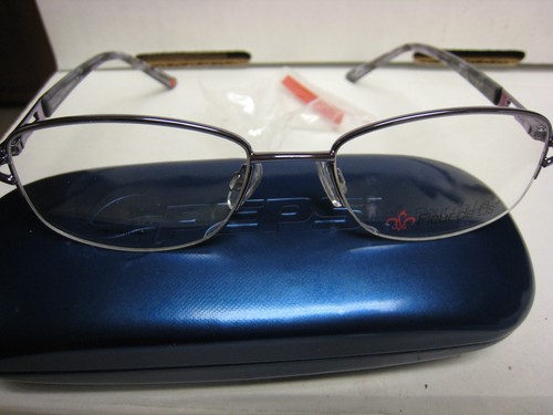 FLEUR DE LIS Eyeglass Frames L122  in  PURPLE  50-18-135   