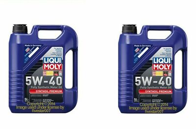 x10 LTR SYNTHOIL PREMIUM 5w40 Synthetic Gas Diesel Engine Motor Oil for Mercedes