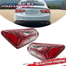 LED Tail Lights For 2019 2020 2021 Chevy Malibu - Pair (LH+RH) Rear Tail Lamps