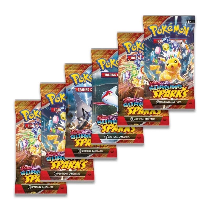x1 SEALED Surging Sparks SV08 Pokemon Booster Pack NEW (Random Art)