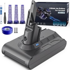 🔋 Morpilot Batteria di Ricambio per  Dyson V7 8000mAh con filtri alta qualità