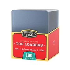 25 Ultra CBG 2.5mm 100pt Pro Top Loaders Toploaders Topload Thick Jersey Cards