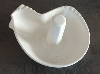 Hähnchenbräter TCM weiß Keramik Top!! Hähnchen Motivform