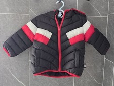 NWOT Spyder Infant Boys Puffer Jacket Black Red White 18 Months