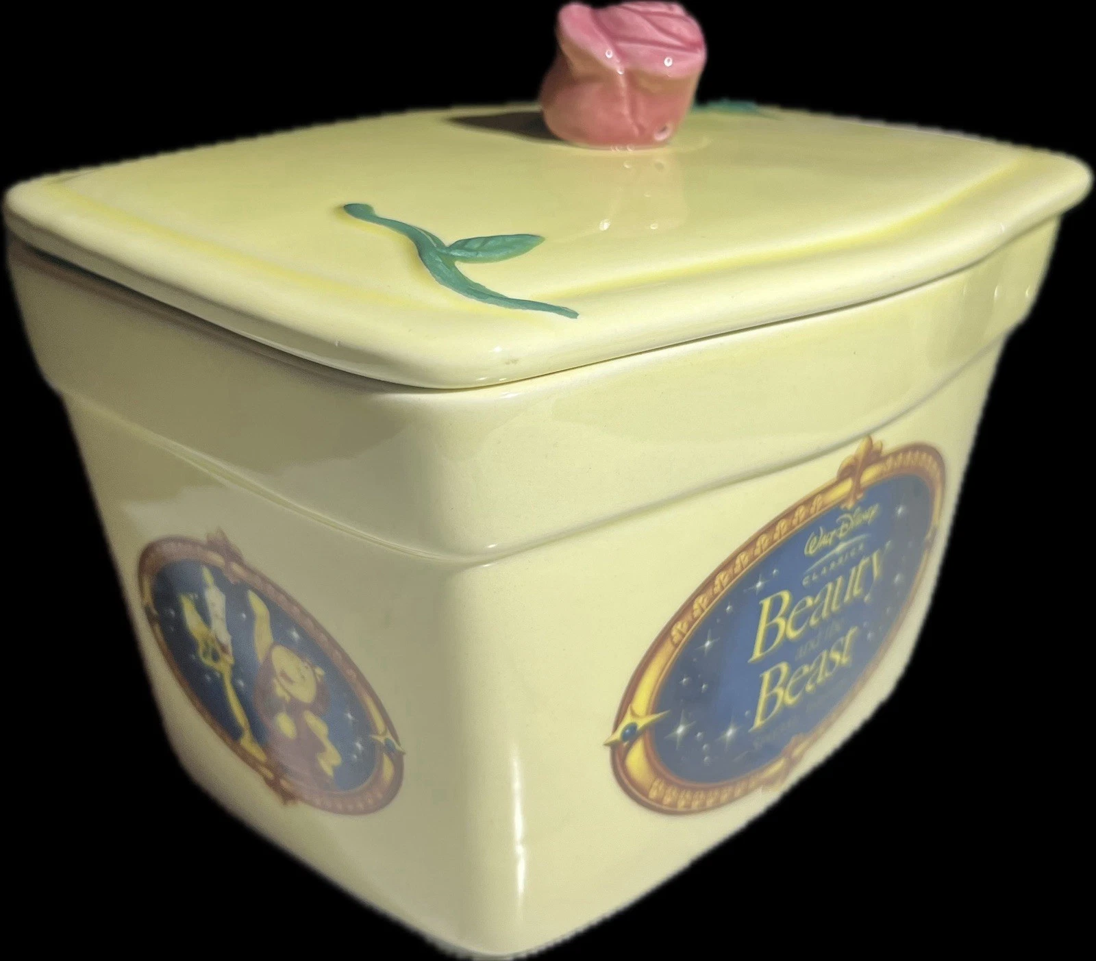 Clover Walt Disney Classics Beauty and The Beast Special Edition Butter Dish
