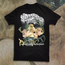SANGUISUGABOGG HOMICIDAL ECSTASY Black Gift For Fan S-2345XL T-shirt BT348
