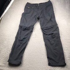 Kuhl Liberator Convertible Stealth Pants Mens 36x32 Gray Performance Hike Climb