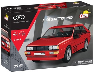 Cobi 24664 Audi quattro 1980 rot