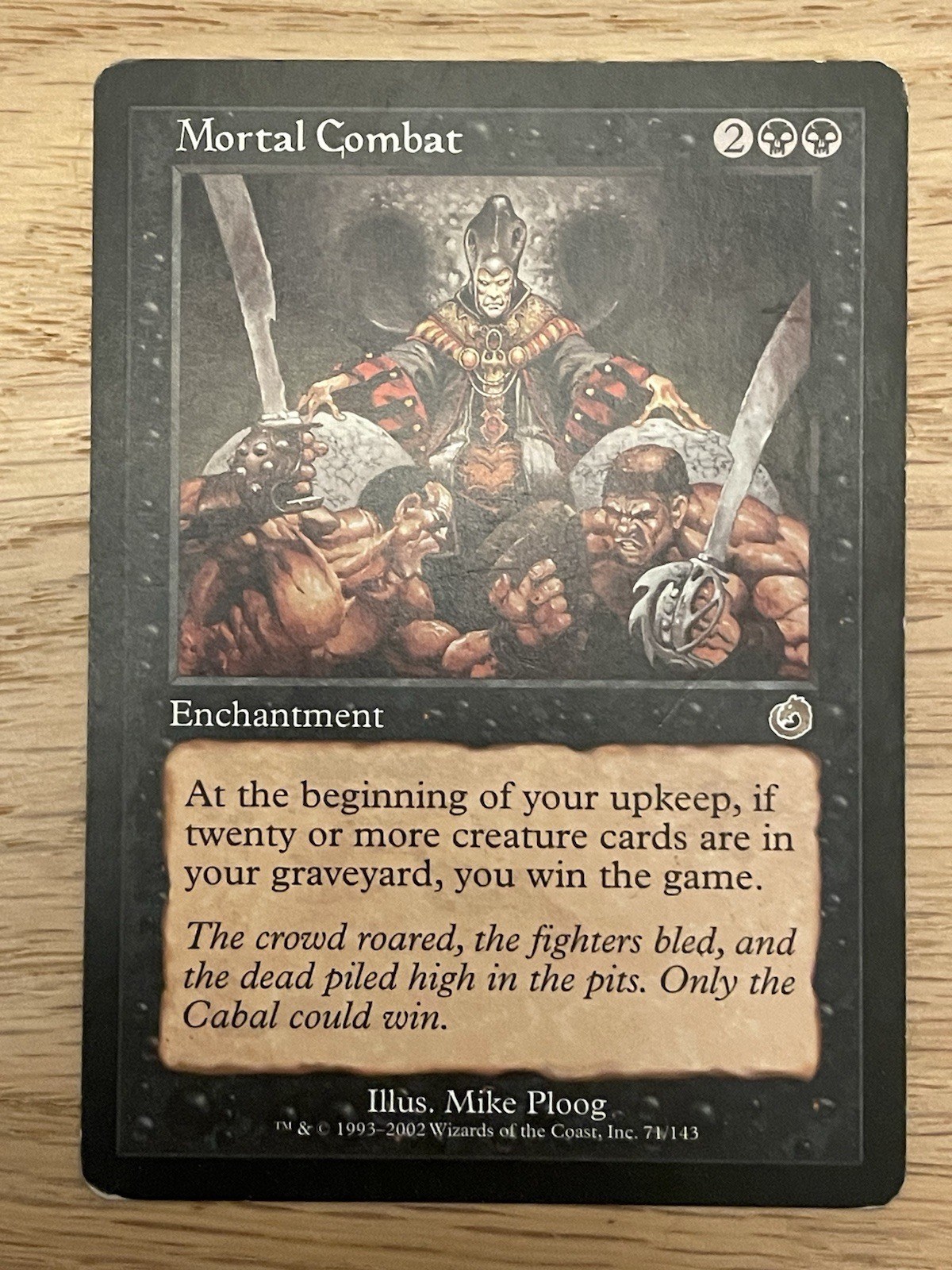 Mortal Combat Torment Regular MTG English Lightly Played