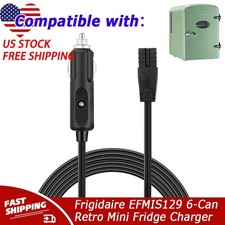 Car 12V DC Plug Adapter Charger For Frigidaire EFMIS129 6-Can Retro Mini Fridge