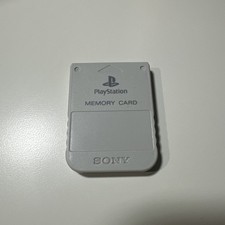 Playstation 1 PS1 Official OEM 15 Block Memory Card SCPH-1020 White TESTED