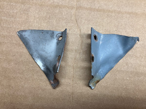 1959 1960 Chevy El Camino Tailgate Opening Bed Trim Corners Pair