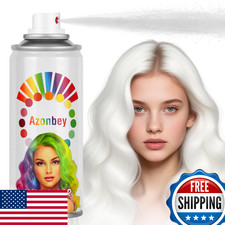 White Temporary Hair Color Spray Washable for Kids, Adults: Party, Halloween, Co