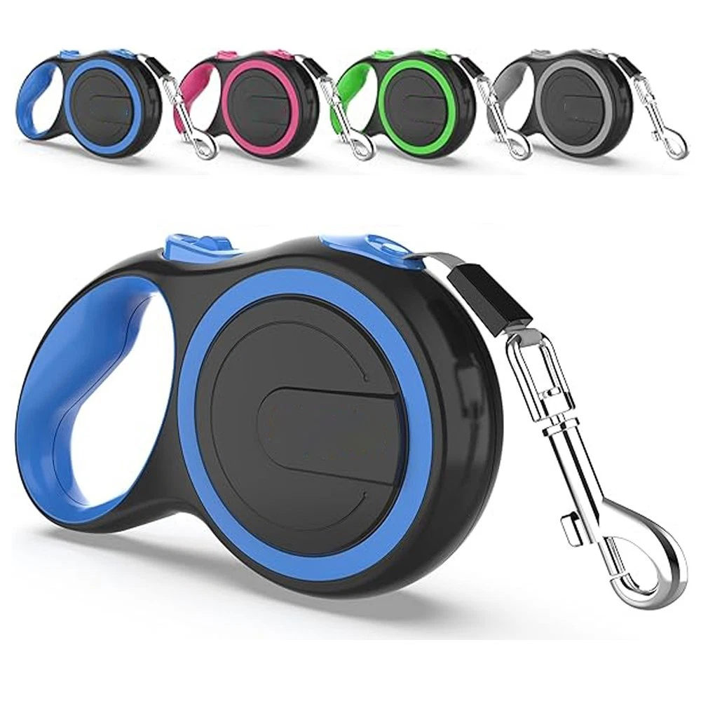 Retractable Dog Lead Extending Leash Tape Cord 3m 5m 8m Max 50kg - Picture 1 of 9