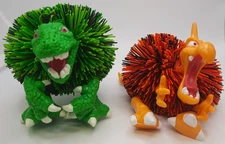 OddzOn Koosh VULTOR & TYREX Monster Balls Toys Vintage 1990's