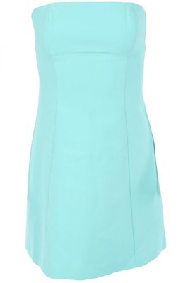AMANDA UPRICHARD BLAUES KREPP MINIKLEID XSMALL