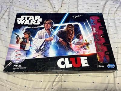 Star Wars Clue Board Game Disney/Hasbro Game As Is