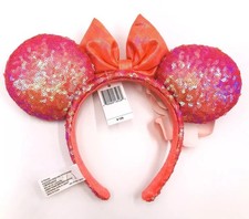 Orange Plumeria Exclusive Aulani Hawaii Disney Parks Minnie Ears Headband
