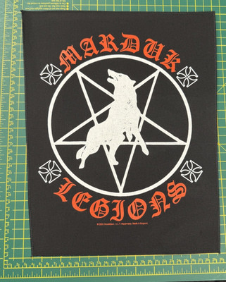 Marduk Legions Sew On Printed Large Size Back Patch Officially Licensed