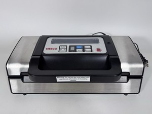 Nesco Deluxe Electric Vacuum Sealer VS-12 Silver Food Preservation | TESTED