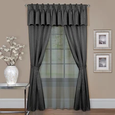 BrylaneHome Claire 6-Pc Window Set