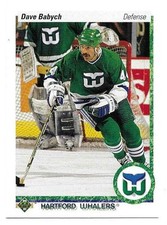 DAVE BABYCH 1990-91 UPPER DECK CARD NEAR MINT CONDITION