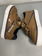 Nautica Brown Bait Hook Toddler Boy shoe size 5 Brown Blue And White