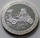 1997 American Mint Conquest of Space Apollo XV 15 Silver 20g Proof Medal